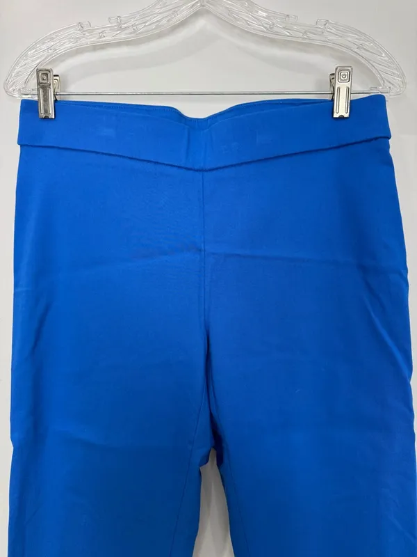Women's Bright Blue Cropped Capri Pants Size 8P - Image 2
