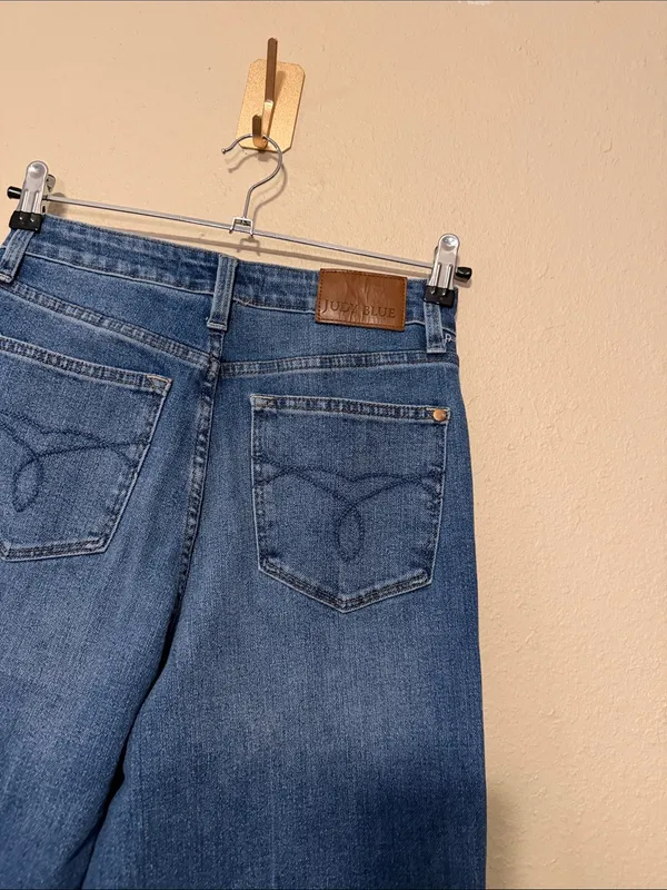 Judy Blue Retro Wide Leg Jeans Size 27 - Image 6