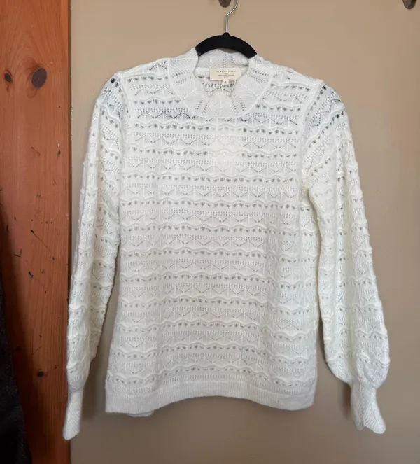 Sézane Lya Sweater In Ecru - Image 3