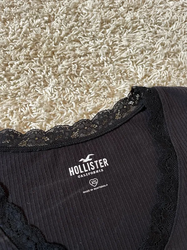 Hollister Black Lace Bodysuit - Image 3