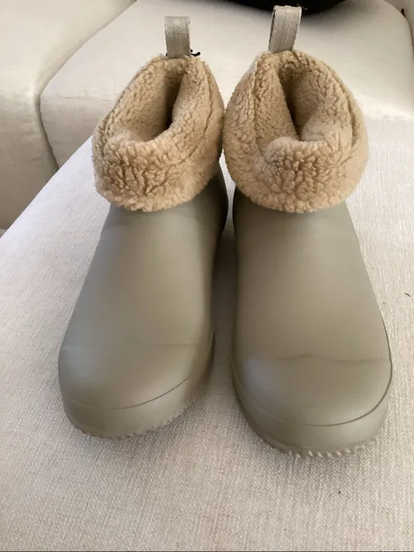 Hunter Women’s In/Out Faux Shearling Lined Boot, Allo Tan, Size UK9/US11, NWT - Image 4