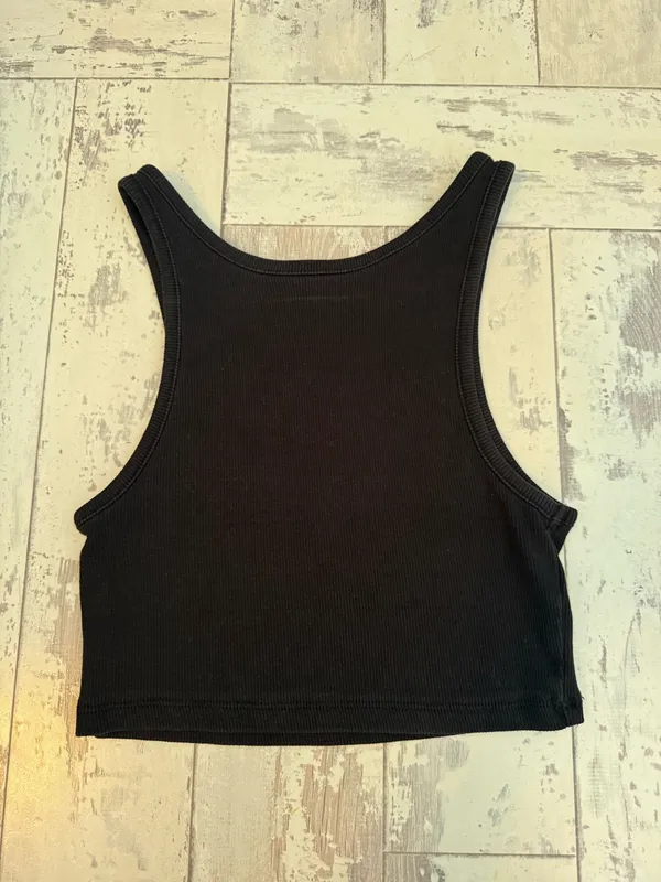 Black ZARA Tank Cropped - Image 2