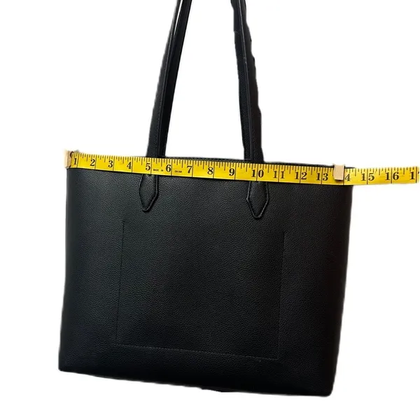 Women’s Black Tote Shoulder‎ Bag Handbag Purse - Image 8