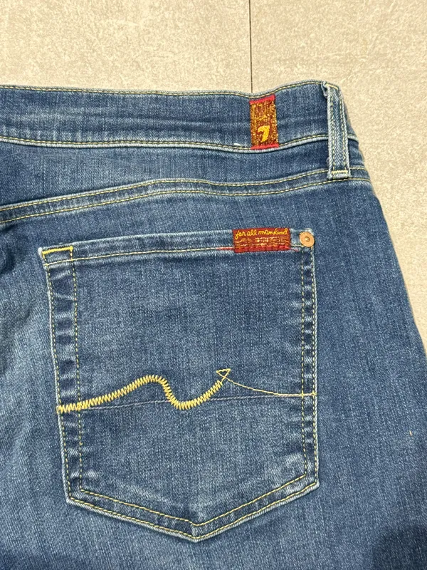 7 For All Mankind Josefina Skinny Boyfriend Jeans - Image 7