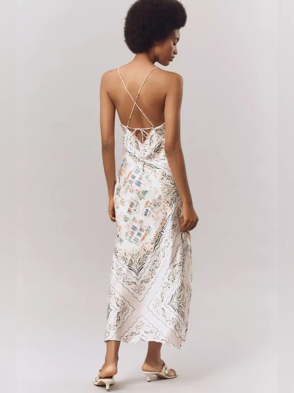 En Saison Alaia Sleeveless Slip Maxi Dress $128 Size Small - Image 3