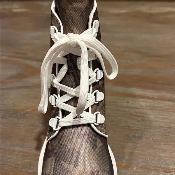 Kendall + Kylie Women’s Boots Size 6.5 New Camo Combat‎ Lace-Up Lug Sole - Image 11