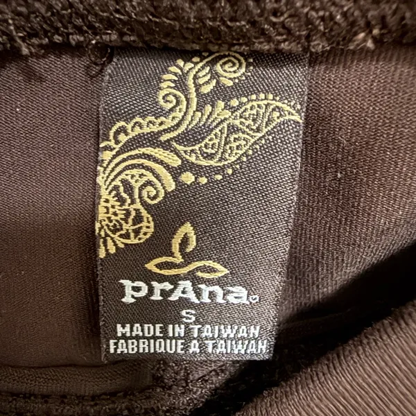 Prana 7/8 Leggings Chocolate Brown Low Rise Small - Image 8