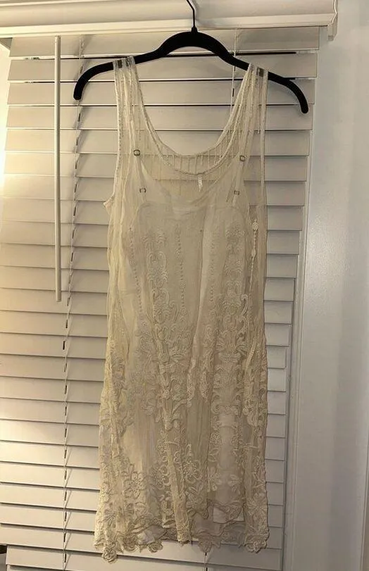Free people lace white mini dress nwt - Image 8