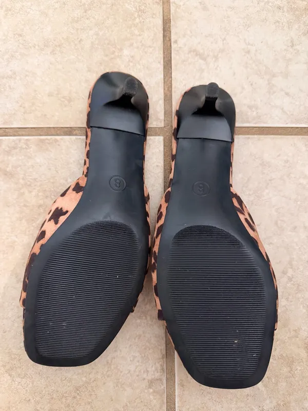 Wild Fable Mavis Leopard Print Kitten Heels - Image 3