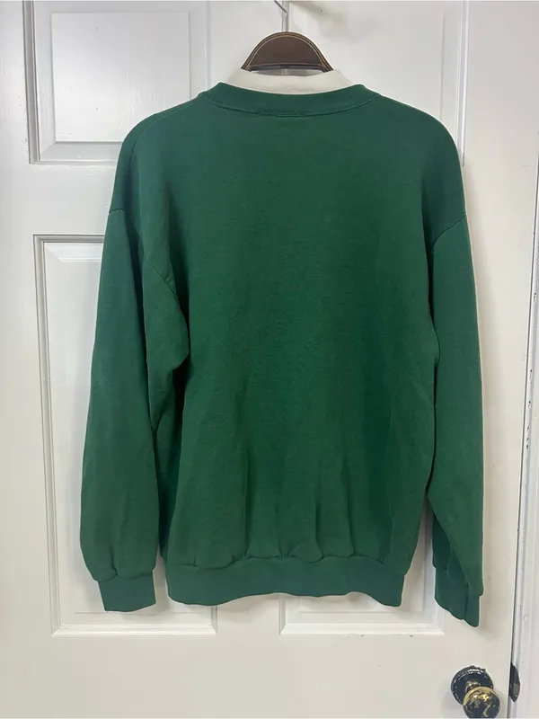 Vintage Embroidered Green 'S' South Carolina Crewneck Sweater - Image 2
