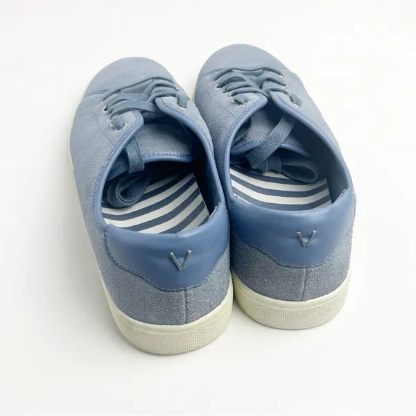 VIONIC Brinley Dusty Blue Suede Orthotic Lace Up Low Top Sneakers 9 Comfy Casual - Image 6