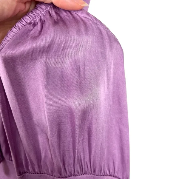 Madewell Satin Square Neck Midi Dress Lilac 10 - Image 7