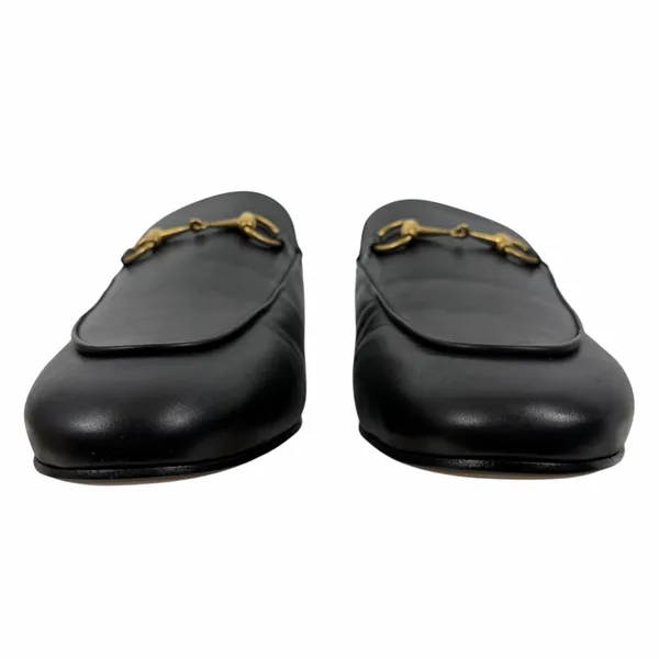 Gucci Princetown Horsebit Slipper Mules Black Leather Size 41.5 - Image 5
