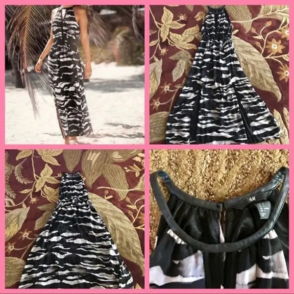 *30off3*‎ NWOT. H&M zebra print maxi dress. - Image 2