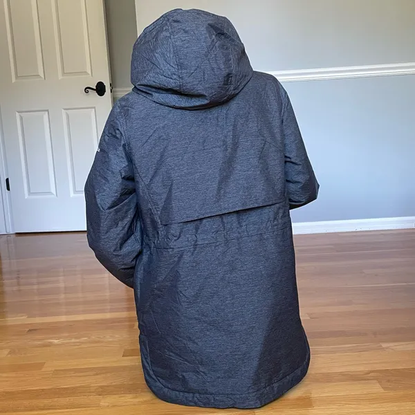 Columbia Women’s Hooded Insulated Winter Parka Jacket Gray Size S Like New - Image 6