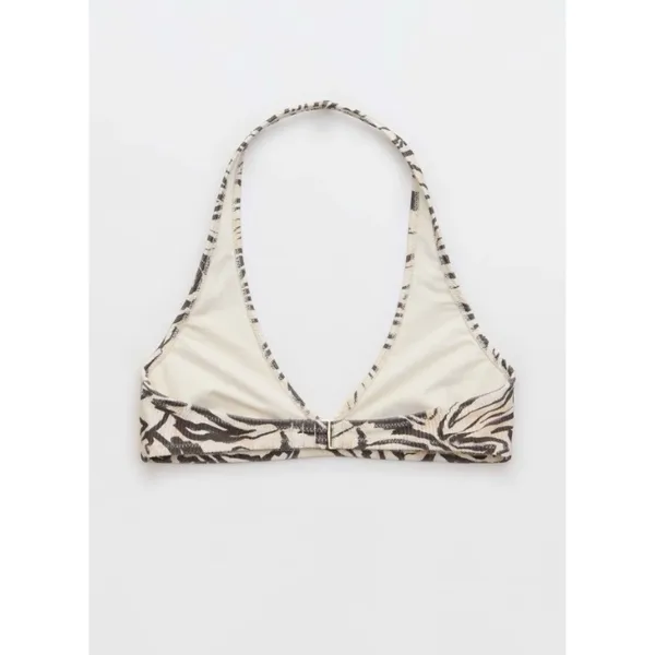 aerie Cream and Black Zebra Print Bikini Set - Image 8