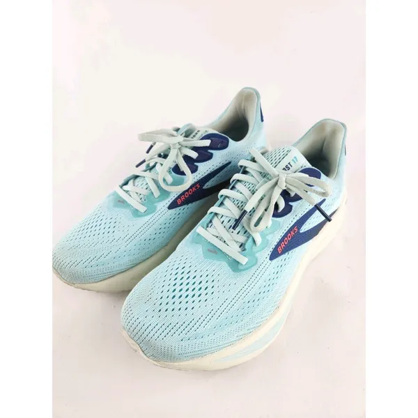 Brooks Ghost 17 Shoes Womens 11.5 Clearwater Navy Peony Running Athletic Sneaker - Image 3