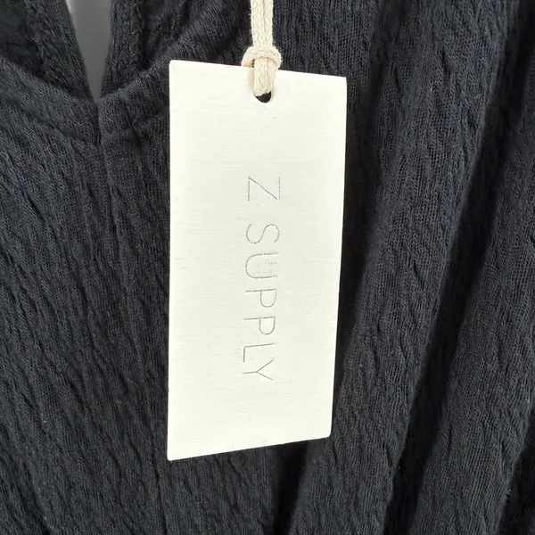 Z Supply Jumpsuit Women's Large NWT Indy Knit Black Textured Comfy Soft Casual - Image 7