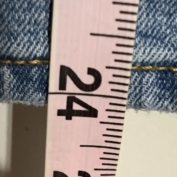 Abercrombie Fitch The Mom High Rise Jeans‎ Curve Love 28 6S Distressed - Image 7