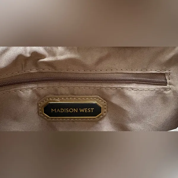 Madison West Brown Shoulder Bag - Image 3