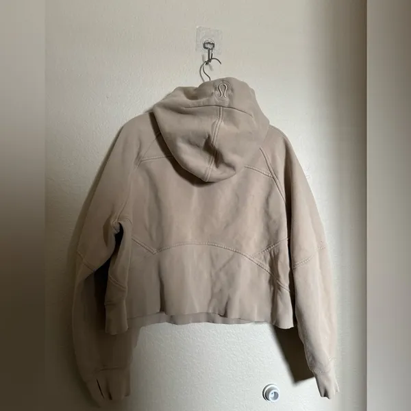 Lululemon Scuba Oversized Half-Zip‎ Hoodie Sweater in Trench Tan - Image 6