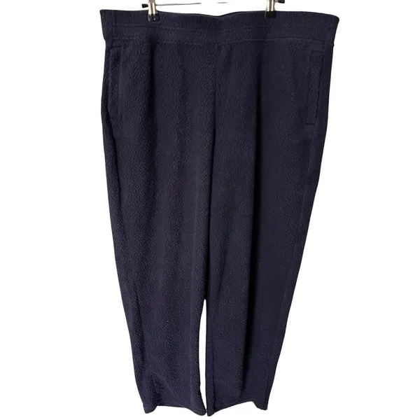Patagonia Women's Shearling Crops New Navy Pants NWT Size‎ XL - Image 3
