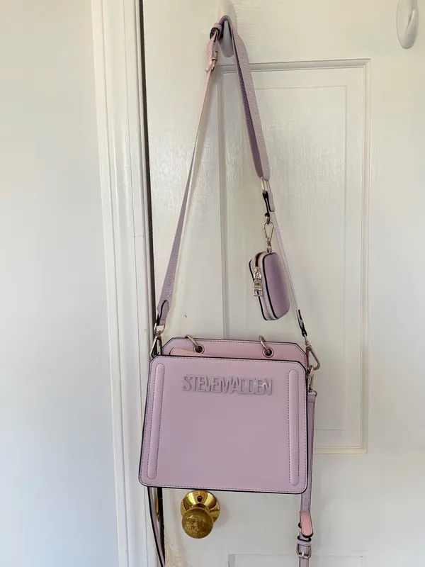 Steve Madden Purse Crossbody Purple Light - Image 2