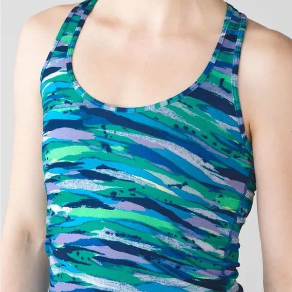 Lululemon Cool Racerback in Seven Wonders Multi Size 4 - Image 2