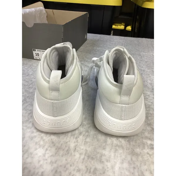 Adidas Exhibit Select Mid Womens Basketball Shoes White Silver IE9332 Size‎ 10 - Image 6