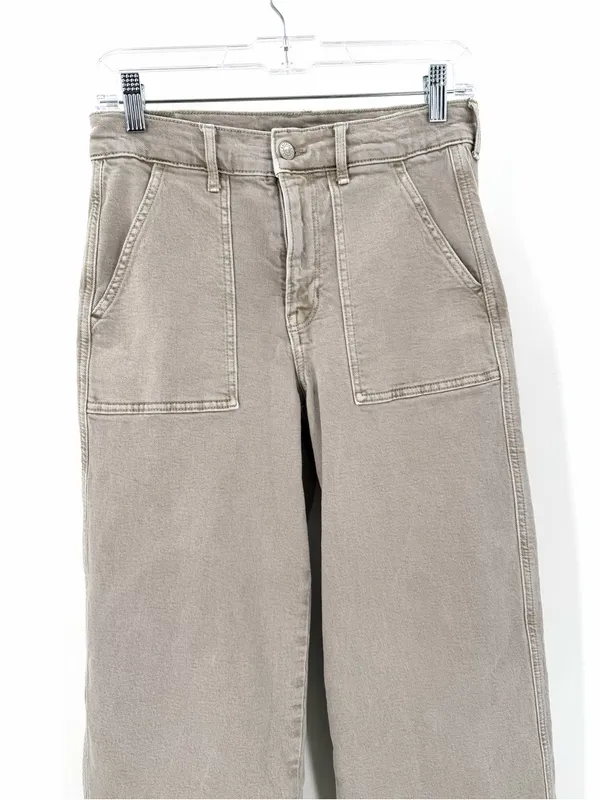 AE American Eagle Stretch Super High-Waisted Baggy Wide-Leg Relaxed Jean Pant - Image 4