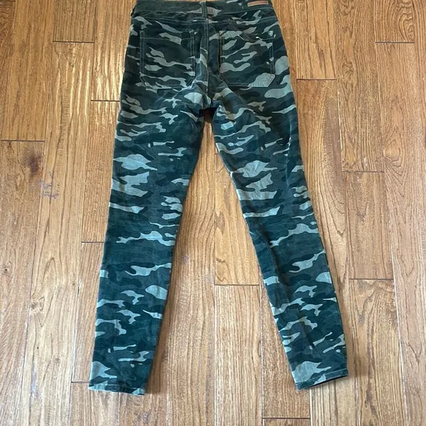 Anthropologie Pilcro the Leterpress high rise skinny camo corduroys 27 - Image 10