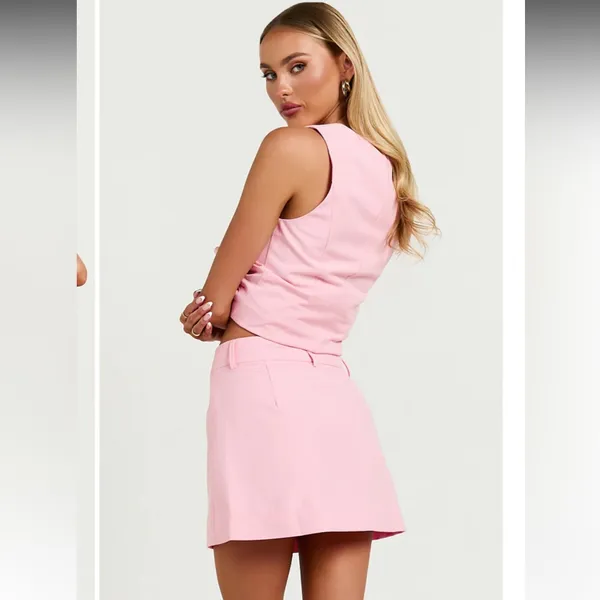 SHOWPO. - Desi skirt and top SET size 4 color pink - Image 3