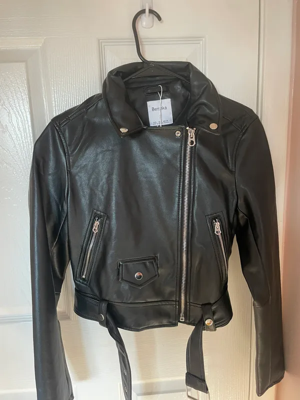 Faux Leather Jacket - Image 2