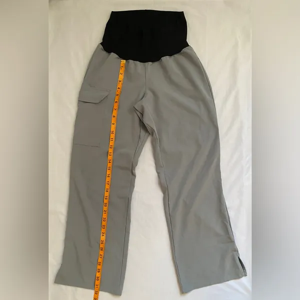 ave By Medline XSMALL-PETITE light gray Maternity‎ Pants Size XS - Image 3