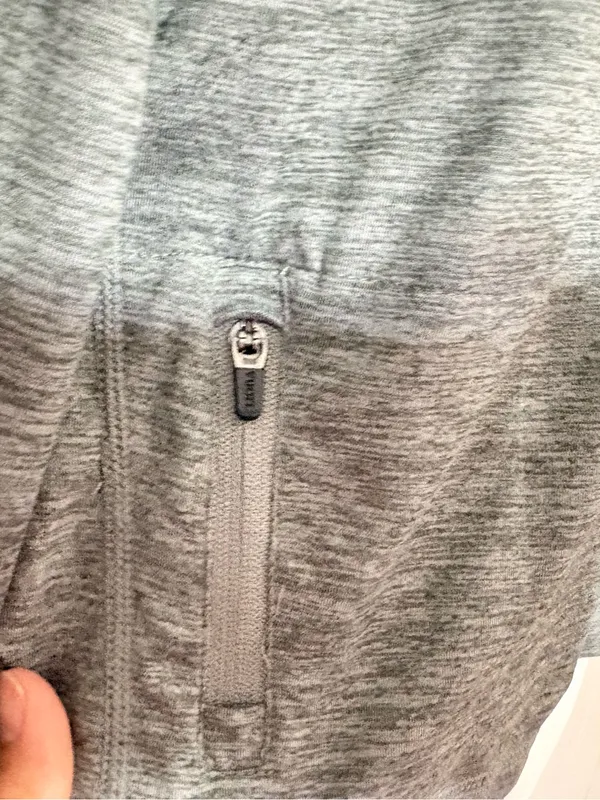 Vuori Crescent Half Zip Pullover Heather Gray Long Sleeve Size S - Image 5