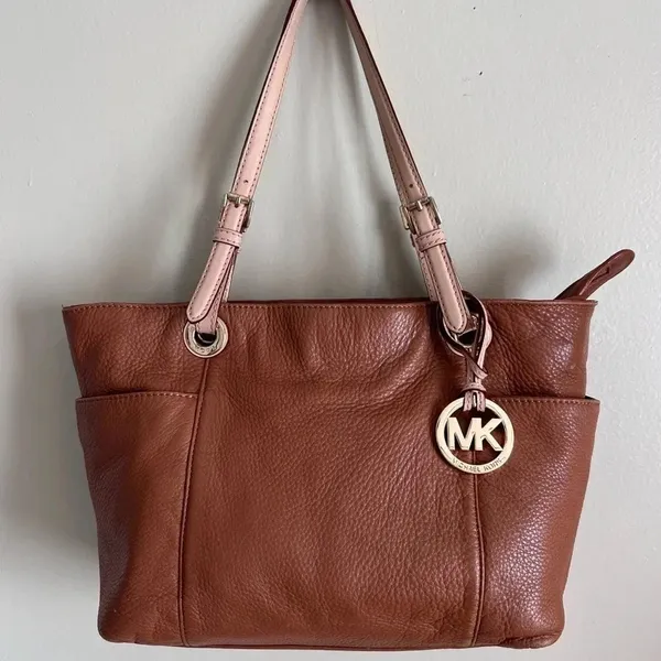 Michael Kors Pebbled Leather Tote Bag - Image 3