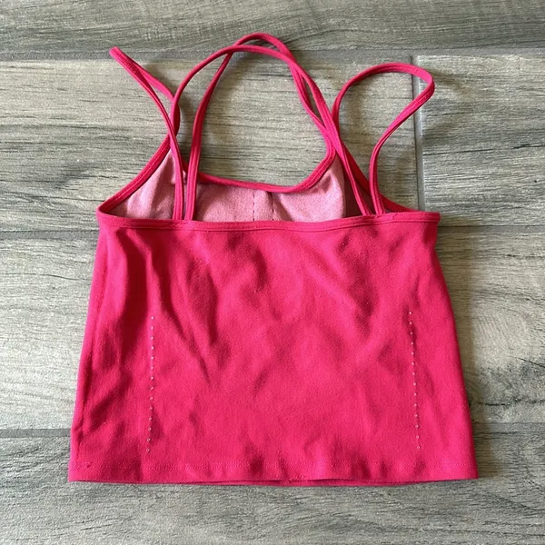 Dion Lee X carbon 38 pink crop tank - Image 2
