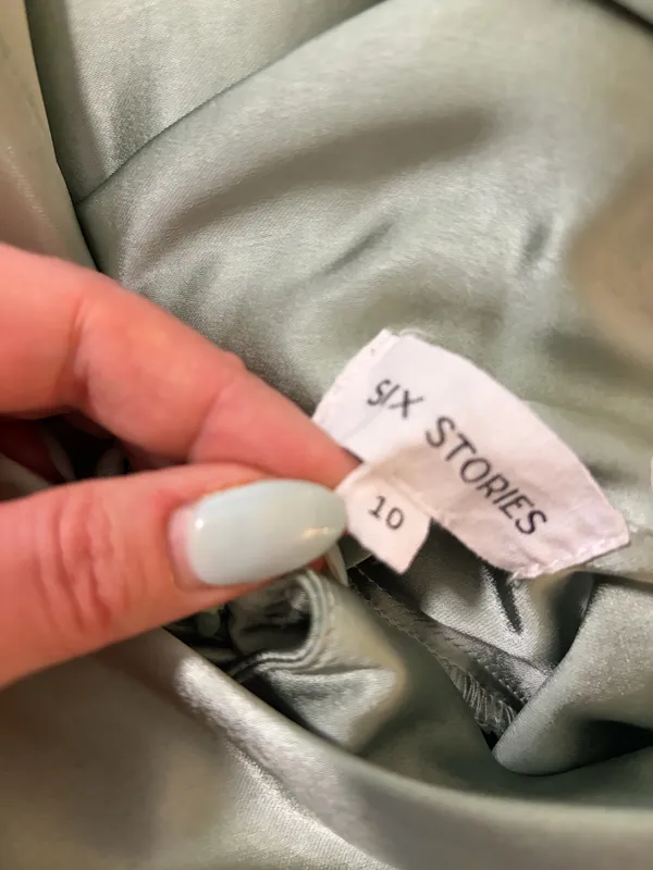 Sage Green Dress Size 10 - Image 3