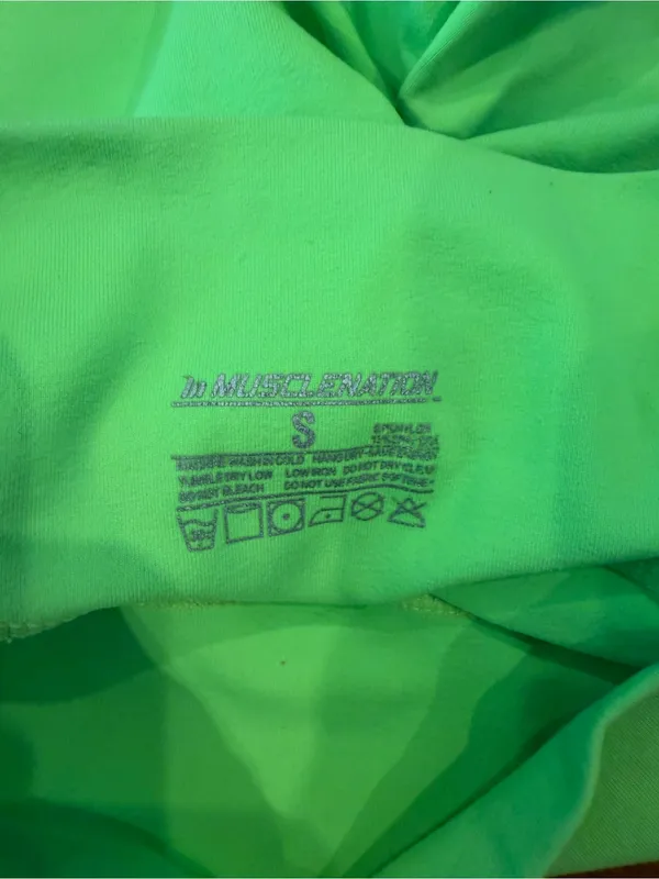 Evolve Signature Booty Shorts in Key Lime - size small! - Image 3