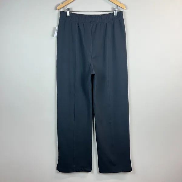 Old Navy Pants Women L Tall Black Dynamic Fleece High Rise Wide Leg Sweat Lounge - Image 6