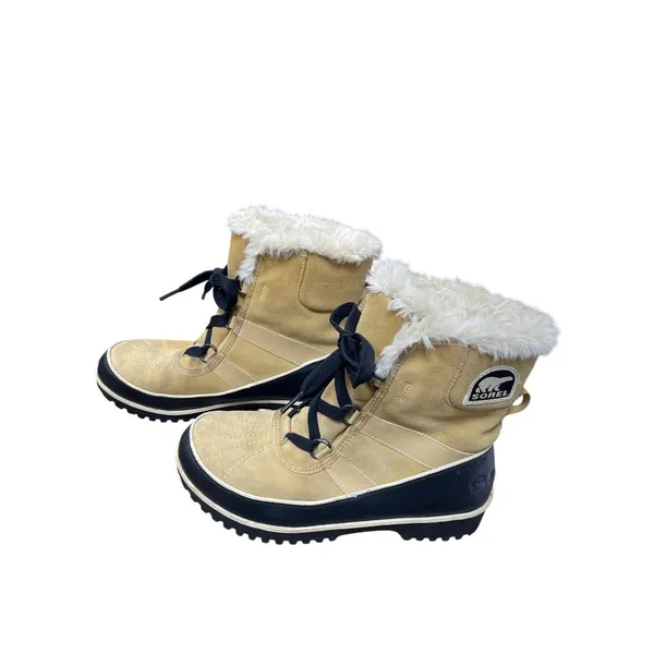 Sorel Womens Carnival Winter Boots Faux Fur Lined Size 8.5 SKU 9286 - Image 3