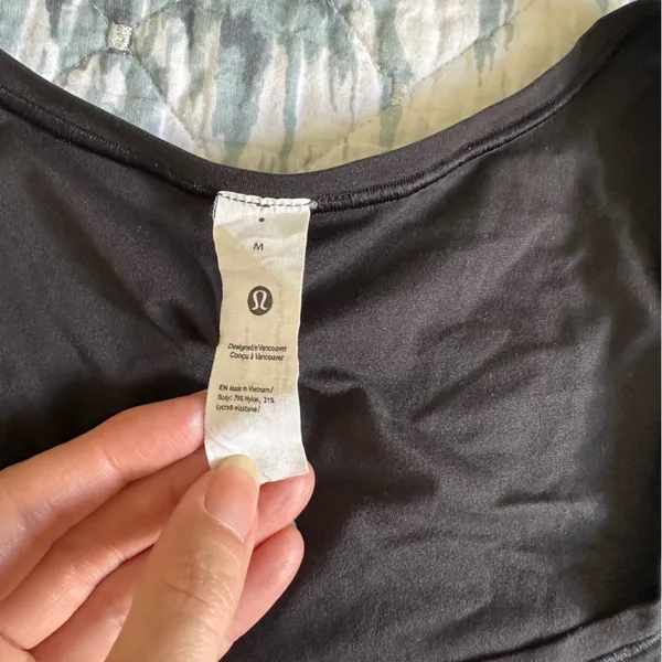 Lululemon Wundermost Ultra-Soft Nulu Square-Neck Sleeveless Bodysuit Black M - Image 10