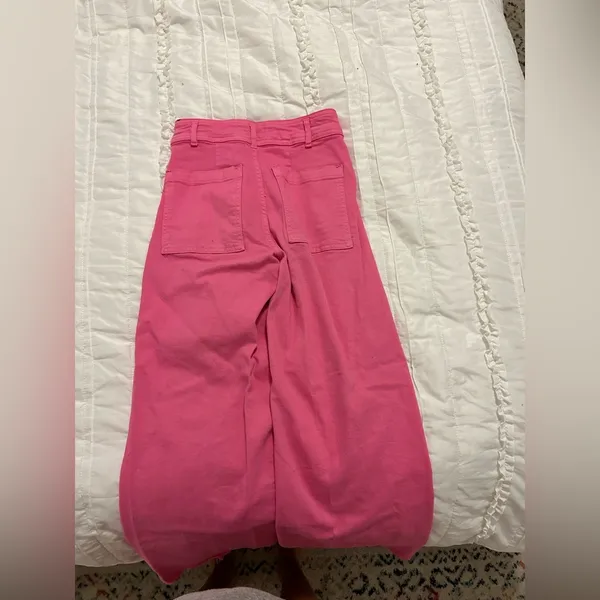 ZARA marine straight pink jeans - Image 5