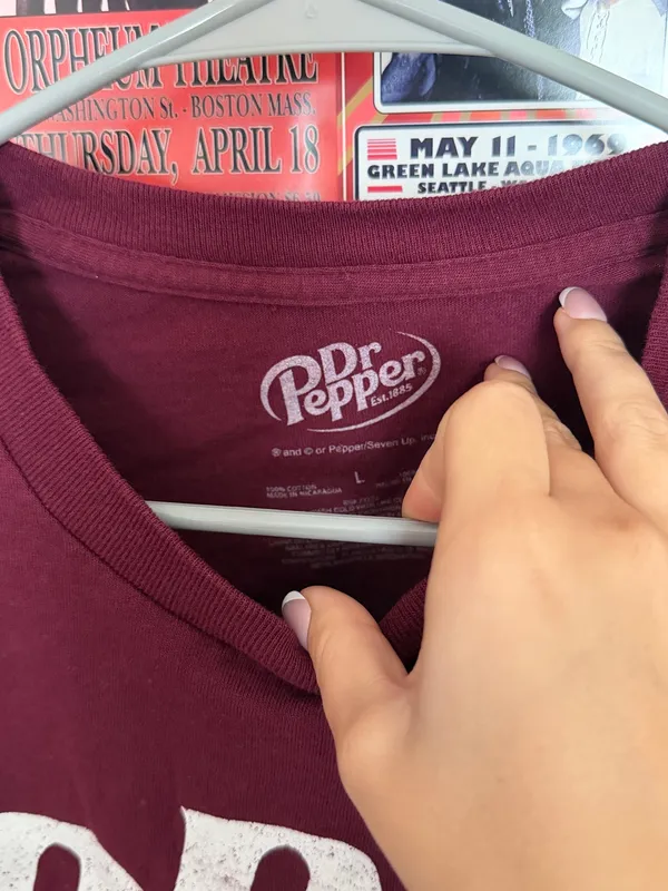 Dr. Pepper Graphic Tee Red Size L - Image 2