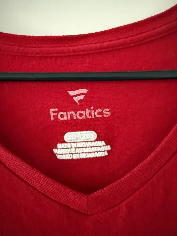 Fanatics Tampa Bay Buccaneers Red Crop Top XL/EG - Image 2