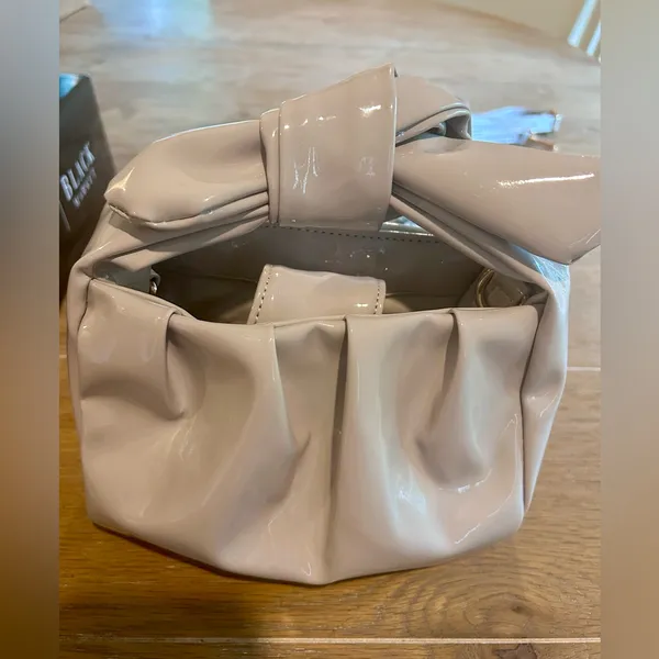 Anthropologie Mini Bag with Modern Pleated Design - Image 4