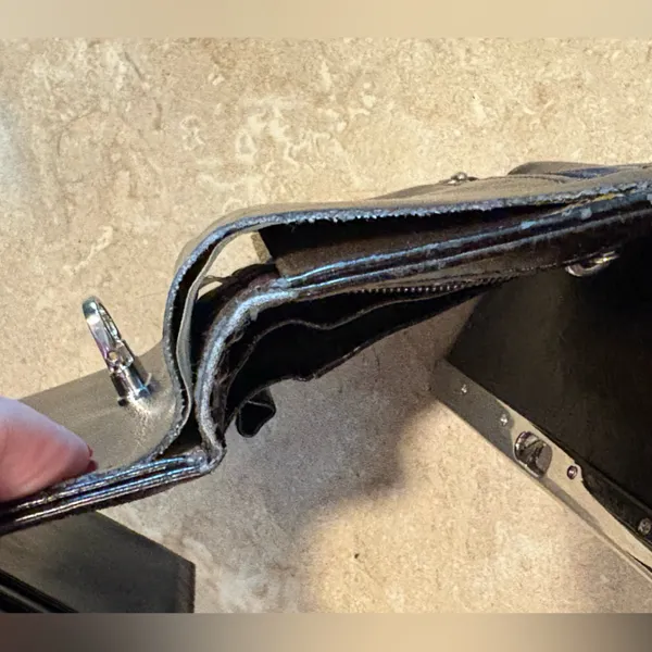 Dolce & Gabbana Wallet Black Faux/Leather Wallet Repair Project As Is - Image 8