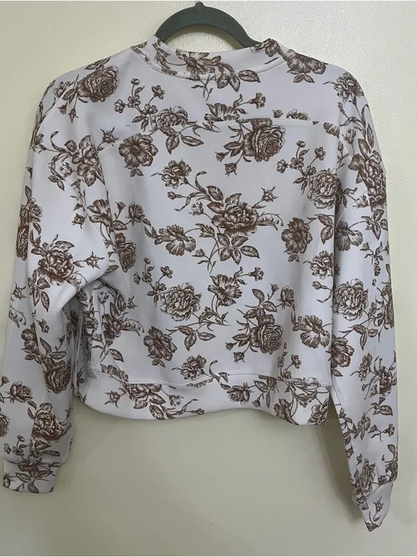 NEW Altar’d State AS Revival Brown Floral Super Soft Sweatshirt Size XS NWT - Image 5