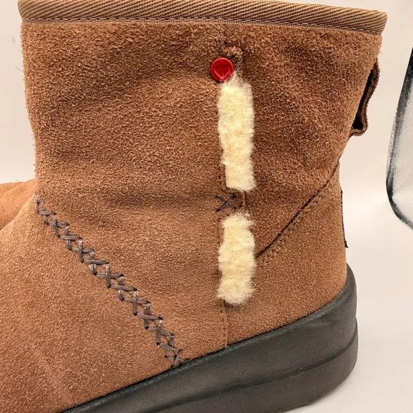 I Heart UGG Suede Ankle Boots Chestnut Brown Sheepskin Lining 1005858 Womens 7 - Image 4