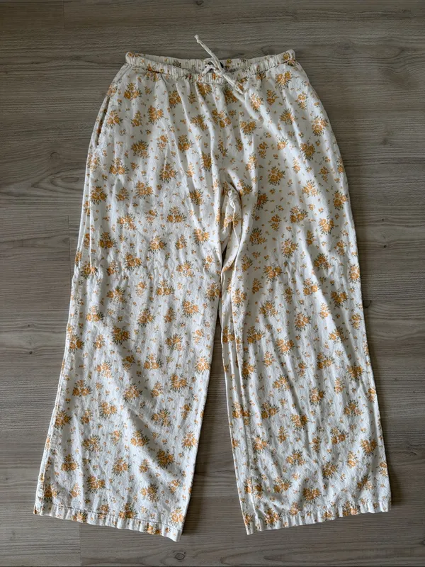 Olivaceous Floral Wide Leg Pants - Image 3